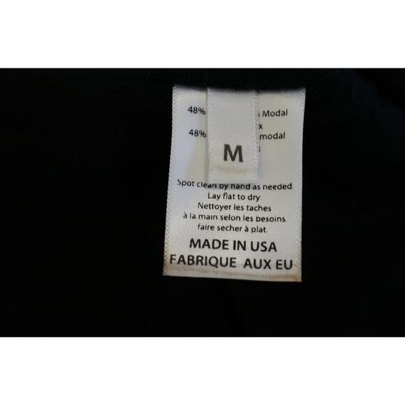 Are You Am I - Strapless Cropped Tube Top in Knit Black / Size M - Picture 4 of 4